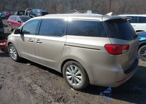 2015 Kia Sedona Ex z USA, uszkodzony, nr VIN KNDMC5C13F6034174